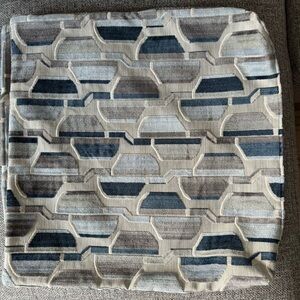 Geometric Patterned Accent Pillow Cover